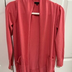 Staccato Coral Open Front Cardigan